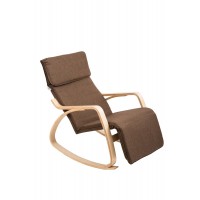 Кресло-качалка Calviano Relax 1103 коричневое Кресло-качалка Calviano Relax 1103 коричневое