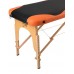 Массажный стол Atlas Sport складной 2-с деревянный 60 см (черно-оранжевый)