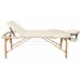 Массажный стол Atlas Sport 70 см складной 3-с деревянный (бежевый)