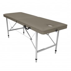 Массажный стол Mass-stol 180х60хРВ см (металик) + подушка