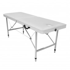Массажный стол Mass-stol 190х70хРВ см (белый) + подушка
