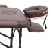 Массажный стол складной Atlas sport STRONG (70 см 3-с алюминиевый усиленная столешница) коричневый