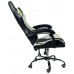 Геймерское кресло Calviano ULTIMATO BLACK WHITE GREEN