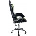 Геймерское кресло Calviano ULTIMATO BLACK WHITE GREEN