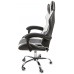 Вибромассажное кресло Calviano ASTI ULTIMATO black/white/black