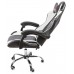 Вибромассажное кресло Calviano ASTI ULTIMATO black/white/black