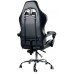 Вибромассажное кресло Calviano ASTI ULTIMATO black/white/black