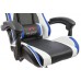 Вибромассажное кресло Calviano ASTI ULTIMATO black/white/blue