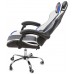 Вибромассажное кресло Calviano ASTI ULTIMATO black/white/blue