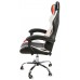 Вибромассажное кресло Calviano ASTI ULTIMATO black/white/red