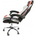 Вибромассажное кресло Calviano ASTI ULTIMATO black/white/red