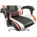 Вибромассажное кресло Calviano ASTI ULTIMATO black/white/red