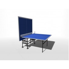 Теннисный стол всепогодный композитный на роликах WIPS Roller Outdoor Composite 61080 синий