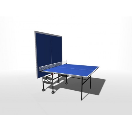Теннисный стол всепогодный композитный на роликах WIPS Roller Outdoor Composite 61080 синий