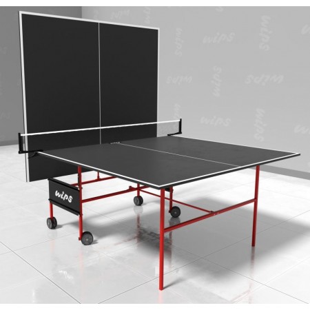 Теннисный стол всепогодный композитный на роликах WIPS Roller Outdoor Composite 61080 графит 6 мм