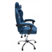Вибромассажное кресло Calviano ASTI ULTIMATO light blue fabric