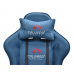 Вибромассажное кресло Calviano ASTI ULTIMATO light blue fabric