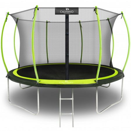 Батут Calviano 374 см - 12ft Inside Master (Green)
