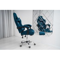 Вибромассажное кресло Calviano AVANTI ULTIMATO light blue fabric Вибромассажное кресло Calviano AVANTI ULTIMATO light blue fabric