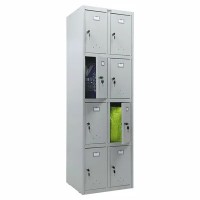 Шкаф металлический для сумок Практик LS-24 Шкаф металлический для сумок Практик LS-24