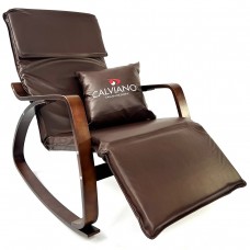Кресло-качалка Calviano Comfort 1 коричневое