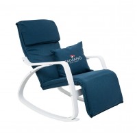 Кресло-качалка Calviano Comfort 1 синее Кресло-качалка Calviano Comfort 1 синее