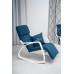 Кресло-качалка Calviano Comfort 1 синее