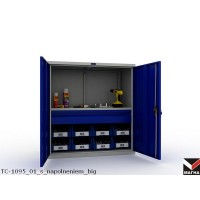 Инструментальный шкаф TC-1095 в сборе (вариант 1) Инструментальный шкаф TC-1095 в сборе (вариант 1)