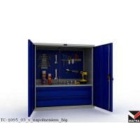 Инструментальный шкаф TC-1095 в сборе (вариант 3) Инструментальный шкаф TC-1095 в сборе (вариант 3)