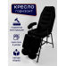Педикюрное кресло "Горизонт" (Черное, белый металл) Педикюрное кресло "Горизонт" (Черное, белый металл)