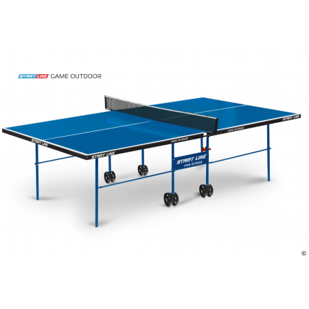 Уценка. Теннисный стол Start Line Game Outdoor (синий)