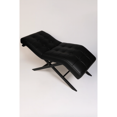 Анатомическая кушетка "Квадрат" (Черный)