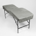 Анатомическая складная кушетка 180х65хРВ (светло-серый)