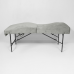 Анатомическая складная кушетка 180х65хРВ (светло-серый)