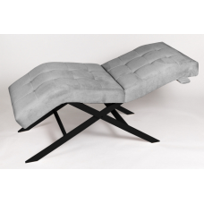 Анатомическая кушетка "Квадрат" (Светло-серый)