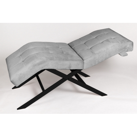 Анатомическая кушетка "Квадрат" (Светло-серый)