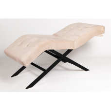 Анатомическая кушетка "Квадрат" (бежевый)