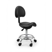 Стул мастера маникюра для салона, парикмахерской, Reshable DK-98022, черное