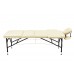 Массажный стол складной Atlas sport STRONG (70 см 3-с алюминиевый усиленная столешница) бежевый