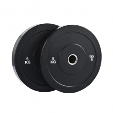 Диск для штанги обрезиненный OnyxFit (5 кг) 51 мм